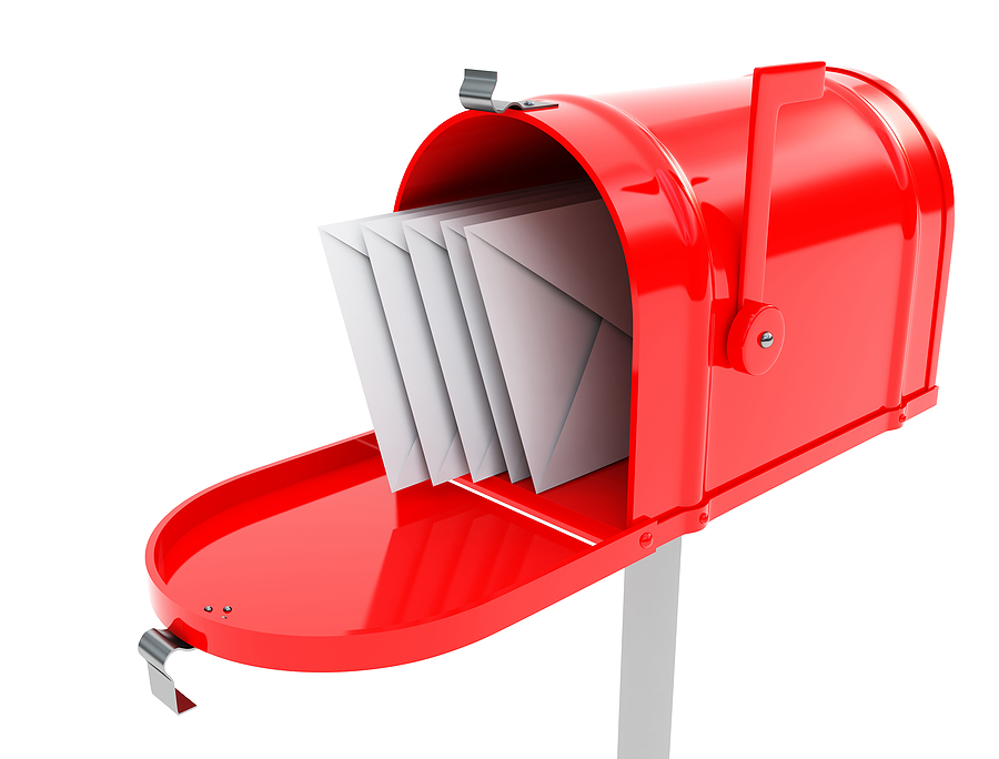 bigstock-red-mailbox-with-mails-24054395 - Fowler Printing